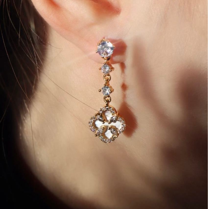 Cleef Ohrringe 18k Vergoldet