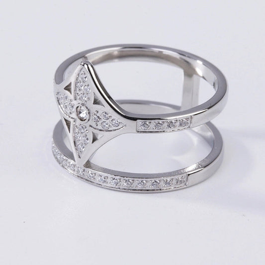 Flora Ring Silber