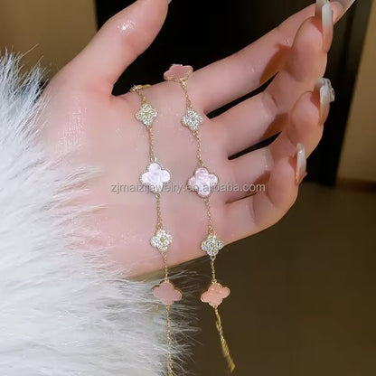 Clover Armband Pearl