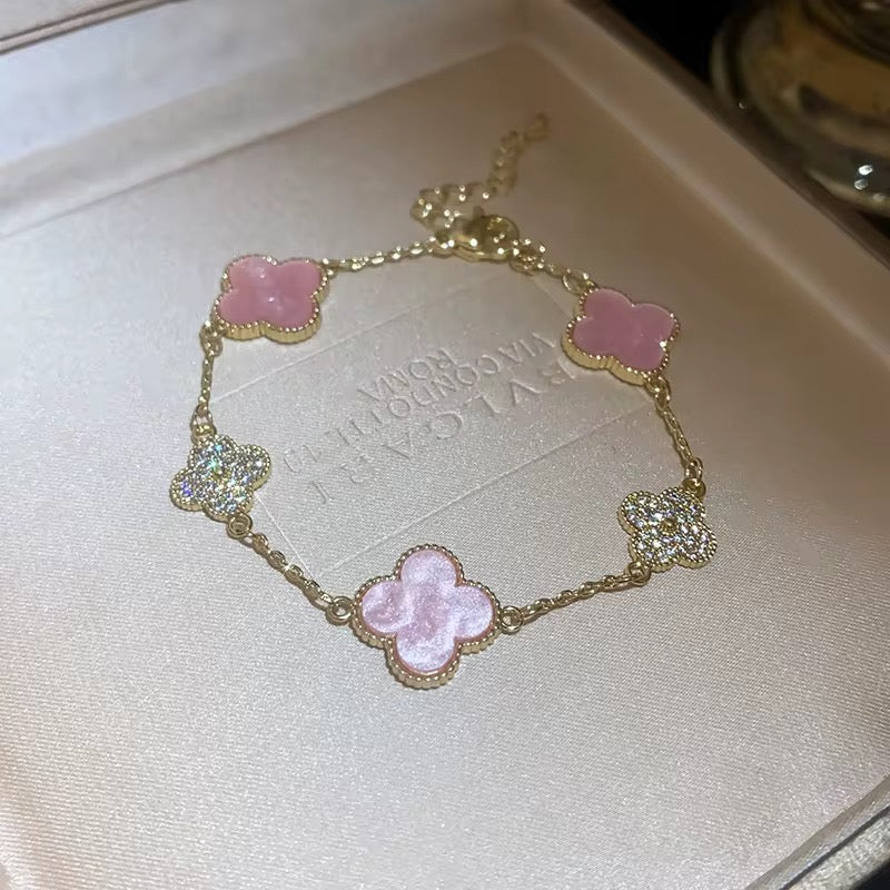 Clover Armband Pearl