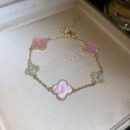 Clover Armband Pearl