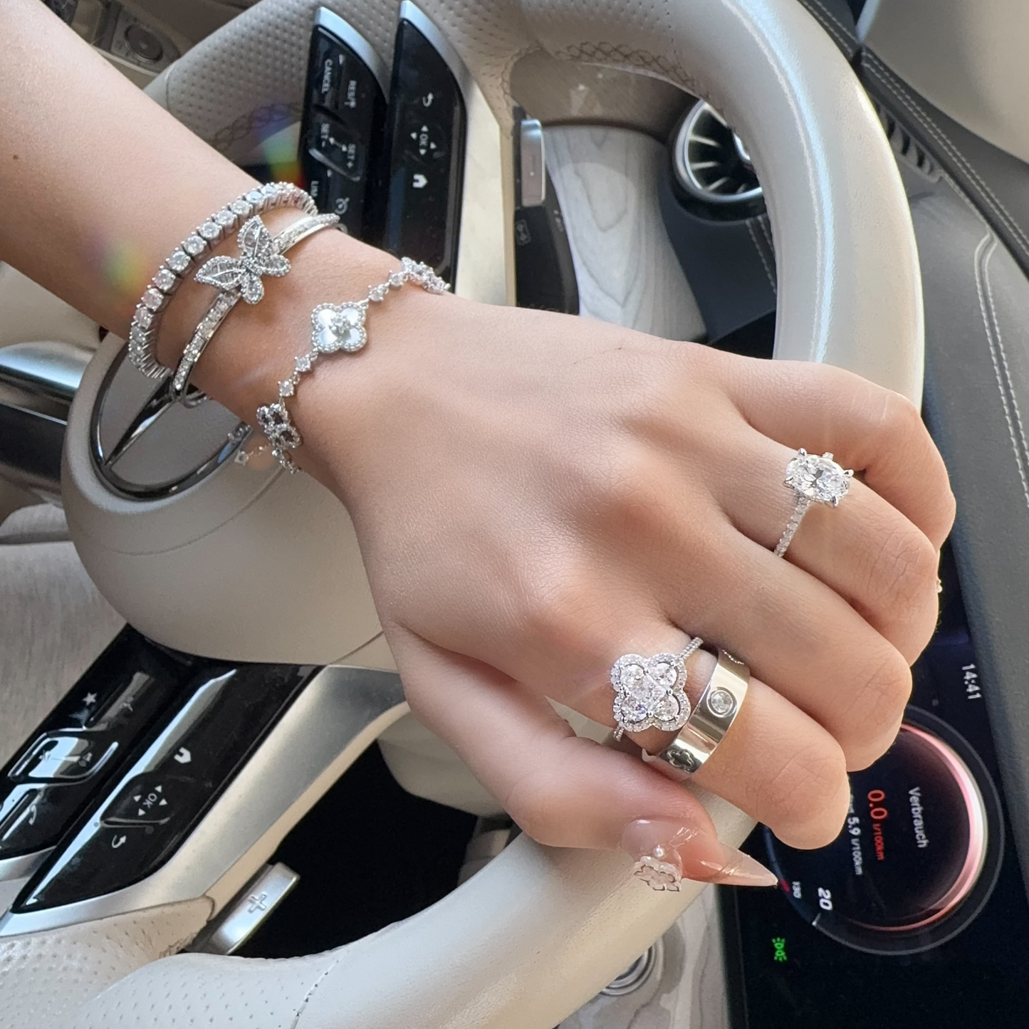 BLOSSOM RING | 925 Sterling Silber Handgefasst